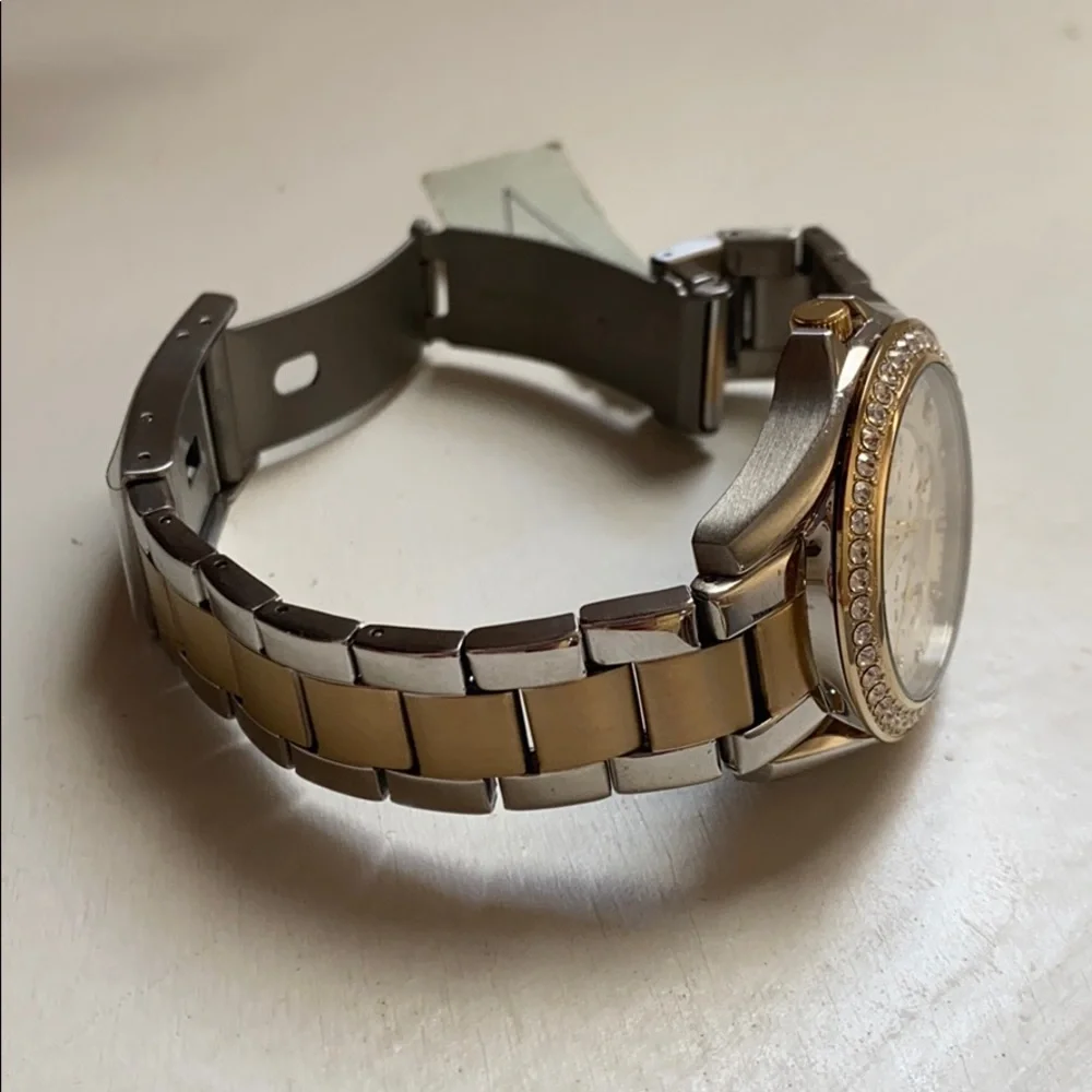 07:07  Fossil Stainless Steel Two Tone Bracelet Watch